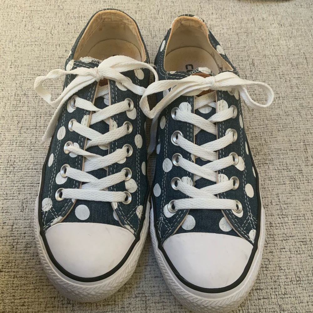 Chuck Taylor Converse Polka dot All Stars 8